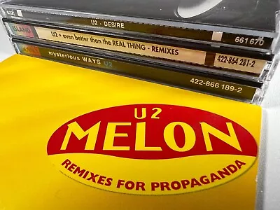 *RARE* U2 MELON CD - Remixes For Propaganda (3 Other Remixes Included) • $79