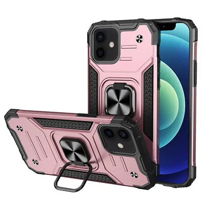 $10.38 • Buy Heavy Duty Shockproof Magnetic Case Hard Cover Phone 14/13/12/8/11 Mini Pro Max