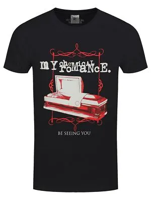 My Chemical Romance MCR T-shirt Coffin Men's Black • £16.99