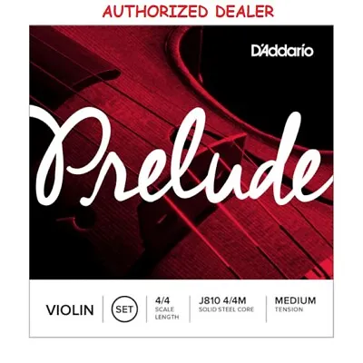 $16.99 • Buy DAddario Prelude Violin Strings Set J810 4/4 M Medium 