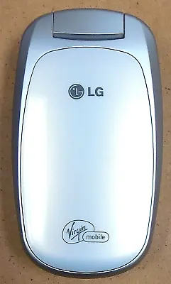 LG Aloha LX140 - White And Silver ( Virgin Mobile ) Very Rare Flip Phone • $22.09