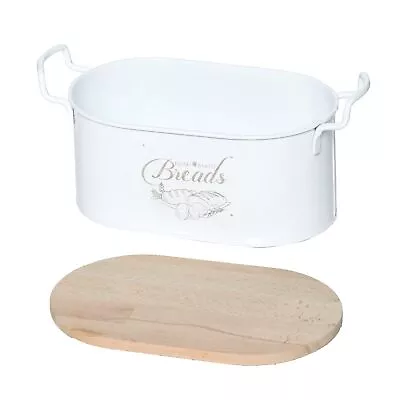 Bread Box For Kitchen Countertop Stainless Steel Metal Bread Bin Bread Basket • $32.20