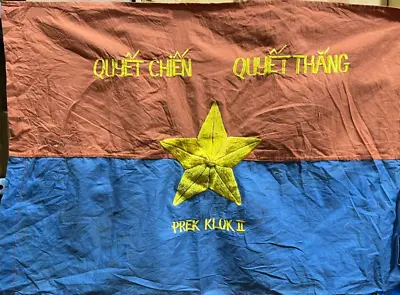 Flag  VC Vietcong NVA NLF North Vn Army Flag To Win In Prek Klok Viet Cong  A13 • $29