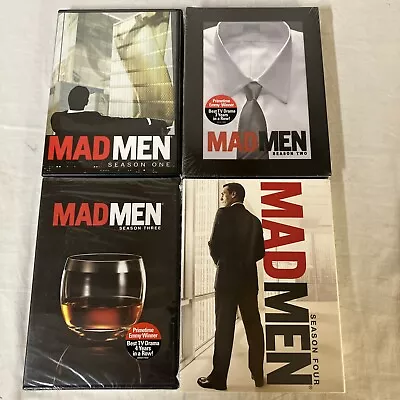 Mad Men Seasons 1-4 1 2 3 4 New Sealed DVD Don Draper Jon Ham Free Shipping • $29.99