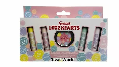 Swizzels Love Hearts Angel Face X 4 Lip Balm Collection Strawberry Balm Lip Care • £13.05