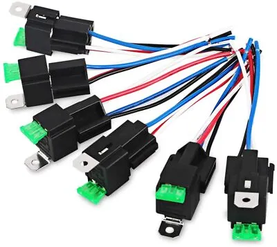 Sky High Car Audio - 30A Fused Relay With 4-Pin Harness (6 Pack)  • $16.95