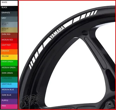 Wheel Rim Stickers Decals - 20 Colors - Fazer Fz1 Fz6 Fz8 Fzr Tdm Xjr Vmax R1 R6 • £9.98
