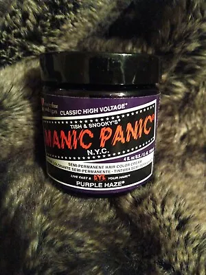 Manic Panic Semi-Permanent Hair Color Purple Haze 4 Fl Oz New & Sealed • $12