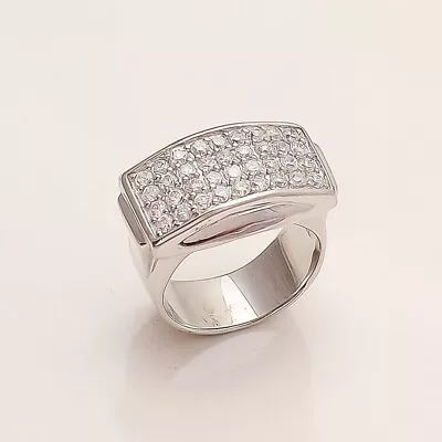 Natural Russian White Topaz Men's Ring 925 Sterling Silver Christmas Jewelry New • $34.20