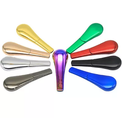 Creative Stainless Steel Spoon Pipe Portable Detachable Magnet Metal Pipe • $9.77