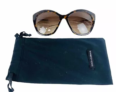 Dolce & Gabbana DG 4220 Tortoise Brown White Women’s Sunglasses & Case • £75