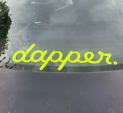 Dapper Car Sticker Decal 50cm X 15cm • $19.91