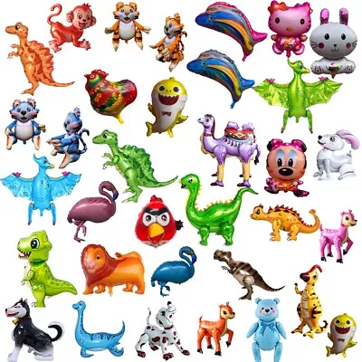 4D Animal Balloon Large Foil Jungle Balloons Kid's Theme Party Celebration Decor • £2.69