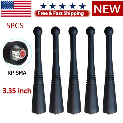 5Pcs UHF Stubby Antenna For Motorola HT1000 HT2000 JT1000 Radios 800-900MHz • $12.69