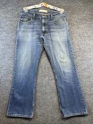 Levis 527 Jeans Men 38x32 Low Rise Bootcut Dark Wash Denim Pants • $21.95