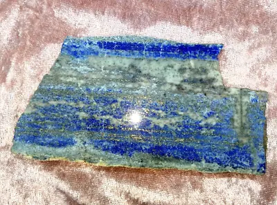 POLISHED SLAB OF AFGHANISTAN LAPIS LAZULI   # 5042 128g  • $29.11