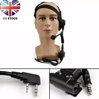 1x HD-02 Z-Tactical Bowman Elite II Headset U94 PTT For Kenwood BaoFeng Radio UK • £22.79