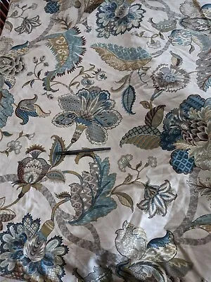 P Kaufmann Finders Keepers Fabric French Blue Fabric By The Yard Stock TTT • $19.95