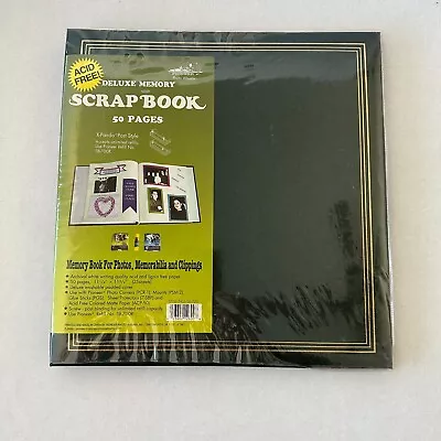 Pioneer Photo Album 50 Page Scrapbook (25 Sheets) Green Deluxe Memory Book NEW • $10