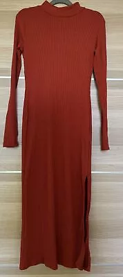 TROOPSHIP Cable Knit LONG Dress Size L 14 NEW • £7.99