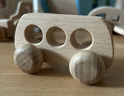 £5.99 • Buy Montessori Wooden Push Along Toy Car EYFS Gifts Children Birthday