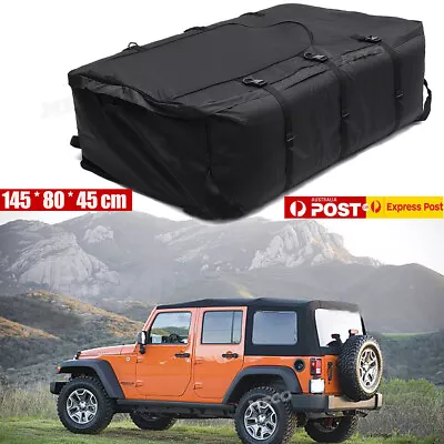 Car Roof Top Rack Carrier Cargo Bag Luggage Storage Cube Bag Travel Waterproof • $31.99