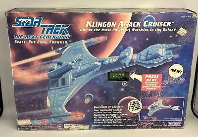 Star Trek The Next Generation Klingon Attack Cruiser 1993 Playmates Brand New • $39.95