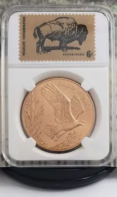 2003 US Mint - National Wildlife Refuge Bronze Medal With Vintage Stamps - Nice! • $29