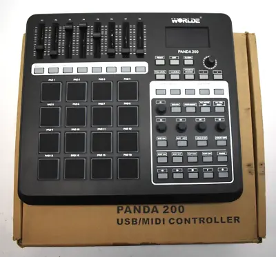 Worlde Panda 200 USB MIDI Controller Keyboard Mini Pad 16 Drum Pads FPO READ • $49.99