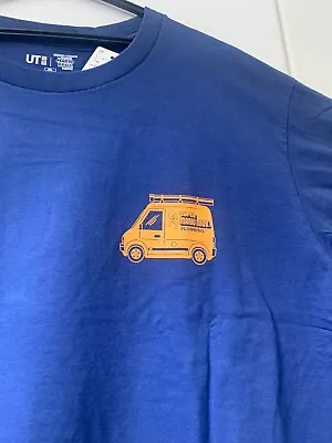 The Super Mario Bros. Movie UNIQLO UT T-shirt Men Blue Japan 2023 PSL Limited • $10