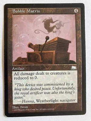 MTG Bubble Matrix Weatherlight LP Magic The Gathering Free Shipping • $4.99