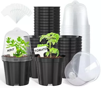 Nursery Pots For Plants With Humidity Domes4 Inch Plant Pot For Planting Pla... • $40.51