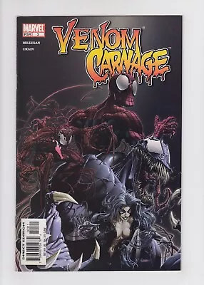 Venom Vs Carnage 3 2004 Clayton Crain Spiderman 9.0 NM Classic Battle 2nd Toxin • $9.99