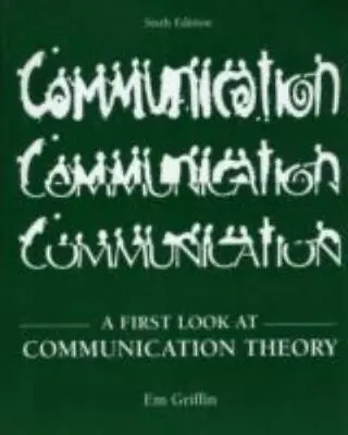 A First Look At Communication Theory With Conversations CD-ROM 6th Edition • $31.90