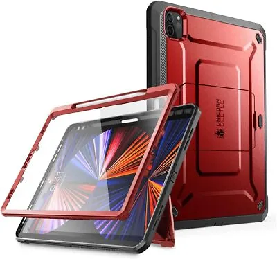 For IPad Pro 12.9  (2022/2021/2020) SUPCASE Rugged Stand Case Cover With Screen • £37.99