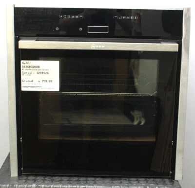 £549 • Buy Graded B47CR32N0B NEFF Single Oven Stainless Steel Slide And Hide 292405