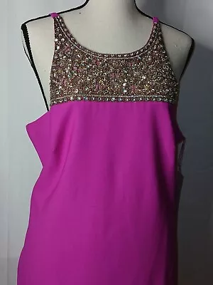Aidan Mattox Pink Dress - Size 12P - Radiant Elegance For Petite Glamour! New • $45