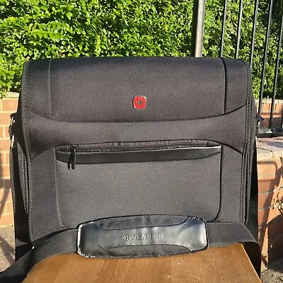 £24.99 • Buy Wenger Swiss Gear 17  Laptop Case Travel Bag Black Shoulder Strap