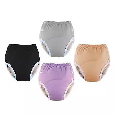 Adult Cloth Diaper Washable Nappy Cover Incontinence Underwear Breathable • £14.59