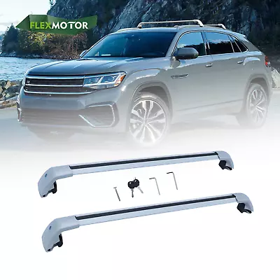 Roof Rack Cross Bars Fit For VW Volkswagen Atlas Cross Sport 2020-2023 Lockable • $119