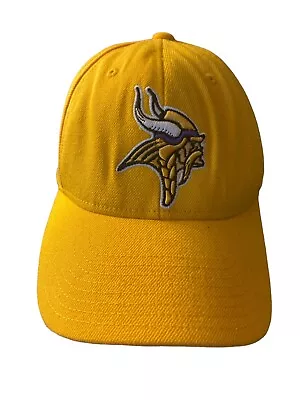 Minnesota Vikings NFL Cap Men Yellow Strapback Adjustable Reebok • $15.95