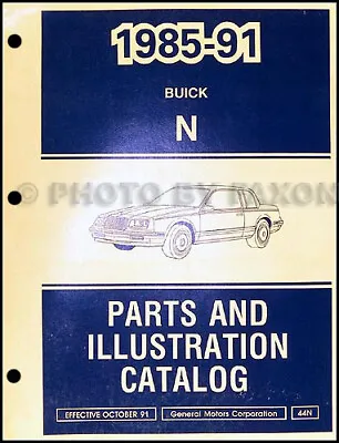 1990-1991 Buick Skylark Master Parts Catalog OEM Illustrated Part Number Book • $61.95