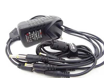 9V 2A Mains ACDC Adaptor Power Supply With 5 Way Daisy Chain For Korg Volca • £11.99