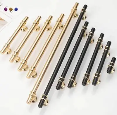 3.75  5  T Bar Drawer Knobs Closet Pulls Kitchen Cabinet Door Handles Black Gold • $1.52