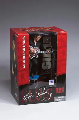 McFarlane '68 Comeback Special ELVIS PRESLEY Rock & Roll Music 12  Figure • $160.20