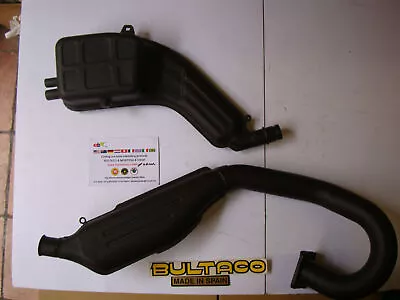 Bultaco Matador Exhaust Full Kit Line Model 140-201-210 Mk9 - Mk10 Matador New • $1011.41