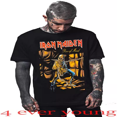 Iron Maiden Piece 0f Mind  The Classic Rock Punk Rock  T Shirts  • $15.29