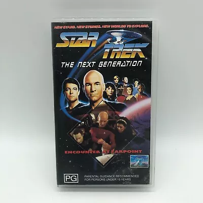 Star Trek The Next Generation - Encounter At Farpoint - VHS Patrick Stewart 1987 • $23.99