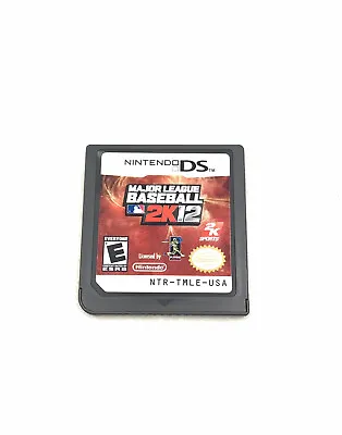 Nintendo DS : Major League Baseball 2K12 Cartridge Only • $9.99