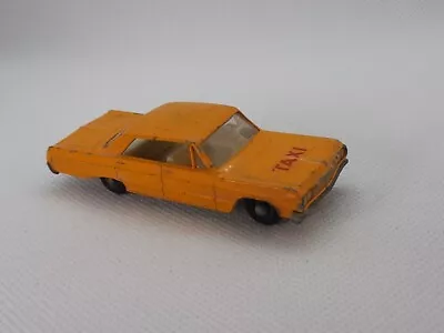 Vintage Matchbox Lesney No. 20 Chevy Impala 65-68 Taxi England Made Used D50 • $9.89